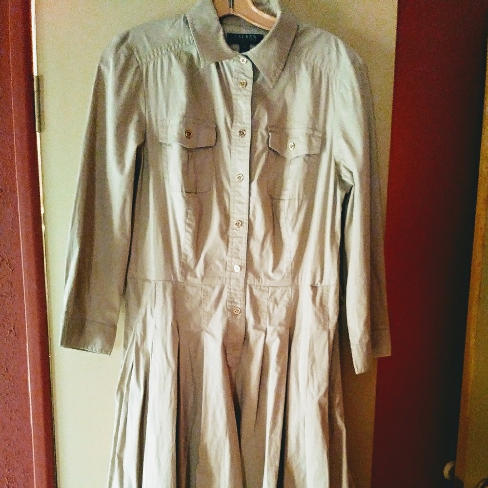 Tan "Safari" Dress